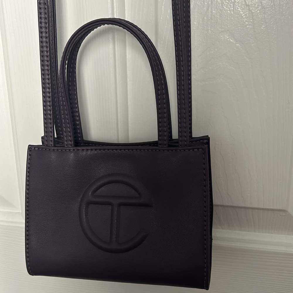 EGGPLANT TELFAR SMALL BAG